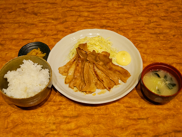 豚のしょうが焼き定食